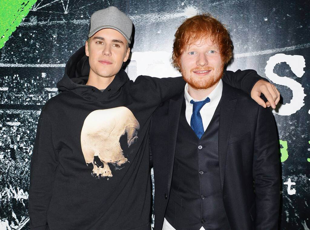 Justin Bieber dan Ed Sheeran Rajai Tangga Lagu UK